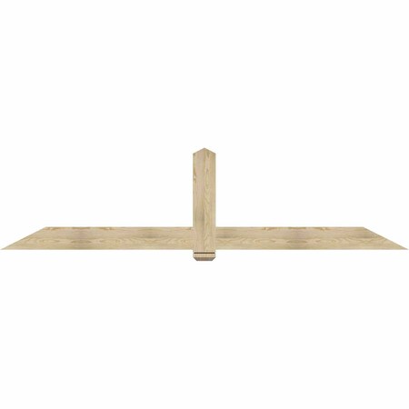 Ekena Millwork Eugene Rough Sawn Timber Gable Bracket, Douglas Fir, 108"W x 27"H x 2"D x 6"F, 6/12 Pitch GBW108X27X0206EUG00RDF